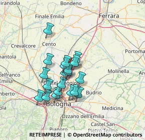 Mappa Via Luciano Romagnoli, 40010 Bentivoglio BO, Italia (10.945)