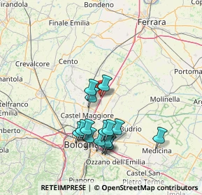 Mappa Via Luciano Romagnoli, 40010 Bentivoglio BO, Italia (13.96867)