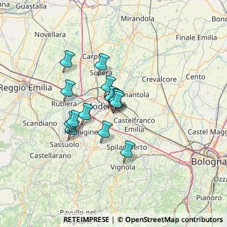 Mappa Via Silvino Folloni, 41030 Modena MO, Italia (9.915)