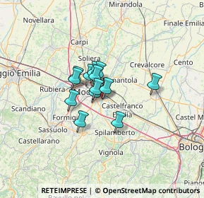 Mappa Via Silvino Folloni, 41126 Modena MO, Italia (7.56)