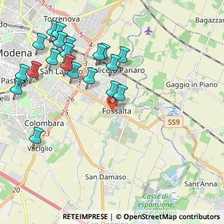 Mappa Via Silvino Folloni, 41030 Modena MO, Italia (2.475)