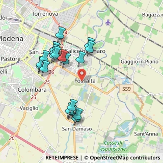 Mappa Via Silvino Folloni, 41030 Modena MO, Italia (1.9105)
