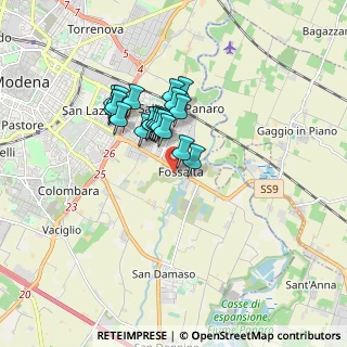 Mappa Via Silvino Folloni, 41030 Modena MO, Italia (1.2685)