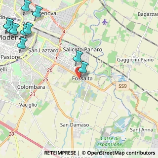 Mappa Via Silvino Folloni, 41030 Modena MO, Italia (3.52273)