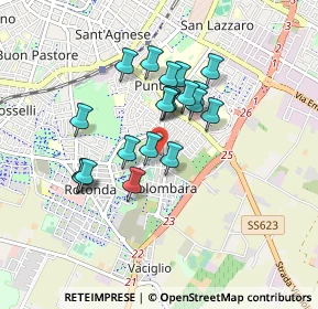 Mappa Via Anzio, 41125 Modena MO, Italia (0.704)