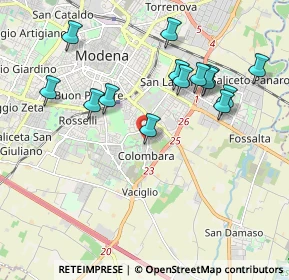Mappa Via Anzio, 41125 Modena MO, Italia (2.00143)