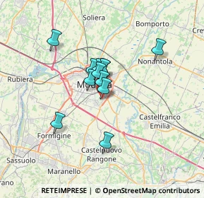Mappa Via Anzio, 41125 Modena MO, Italia (4.73667)