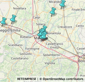 Mappa Via Anzio, 41125 Modena MO, Italia (13.51182)