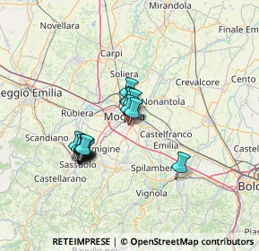 Mappa Via Anzio, 41125 Modena MO, Italia (10.70375)