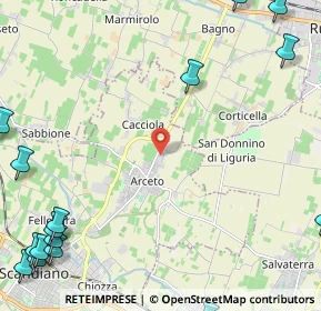 Mappa Via Paolo Borsellino, 42019 Arceto RE, Italia (3.9725)