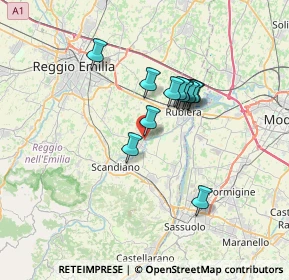 Mappa Via Paolo Borsellino, 42019 Arceto RE, Italia (5.25)