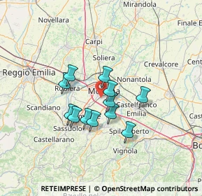 Mappa Via Faenza, 41125 Modena MO, Italia (10.04833)