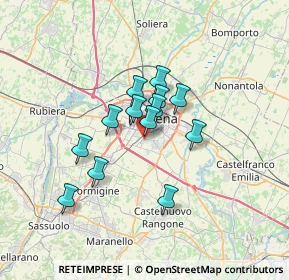 Mappa Via Faenza, 41125 Modena MO, Italia (5.01769)