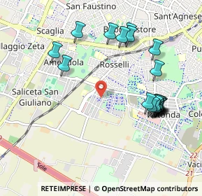 Mappa Via Faenza, 41125 Modena MO, Italia (1.079)