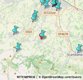 Mappa Via Palmiro Togliatti, 42020 Albinea RE, Italia (6.22)