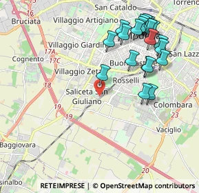 Mappa Via F.T. Marinetti, 41125 Modena MO, Italia (2.301)