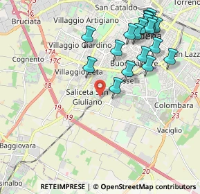 Mappa Via F.T. Marinetti, 41125 Modena MO, Italia (2.3375)