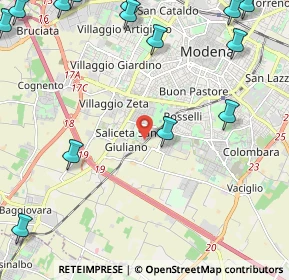 Mappa Via F.T. Marinetti, 41125 Modena MO, Italia (3.38467)
