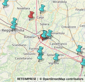 Mappa Via F.T. Marinetti, 41125 Modena MO, Italia (18.33308)