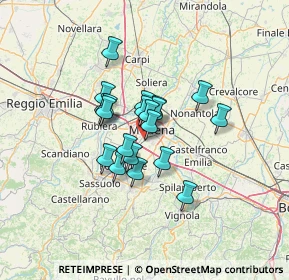 Mappa Via F.T. Marinetti, 41125 Modena MO, Italia (8.973)