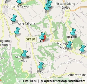 Mappa Via Mortizzo, 12050 Montelupo Albese CN, Italia (2.91857)