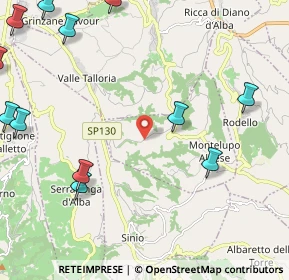 Mappa Via Mortizzo, 12050 Montelupo Albese CN, Italia (3.165)