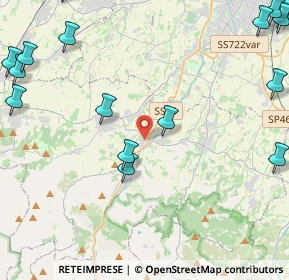 Mappa Via C. Marx, 42020 Quattro Castella RE, Italia (6.92)