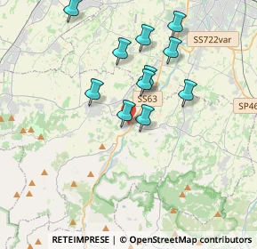 Mappa Via C. Marx, 42020 Quattro Castella RE, Italia (3.33636)