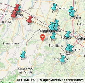Mappa Via C. Marx, 42020 Quattro Castella RE, Italia (19.13941)