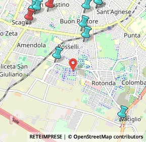Mappa Via Paolo Borsellino, 41125 Modena MO, Italia (1.50727)