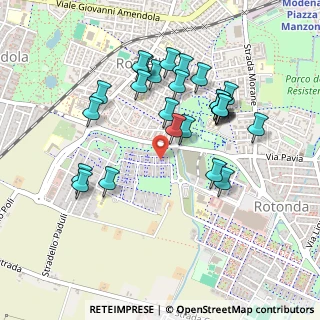 Mappa Via Paolo Borsellino, 41125 Modena MO, Italia (0.45)
