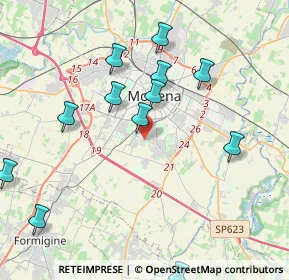 Mappa Via Paolo Borsellino, 41125 Modena MO, Italia (4.47917)