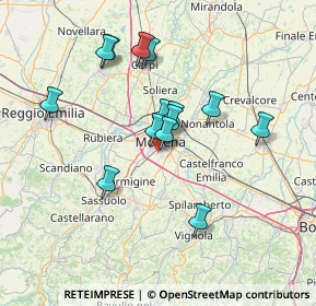 Mappa Via Paolo Borsellino, 41125 Modena MO, Italia (12.772)