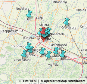 Mappa Via Paolo Borsellino, 41125 Modena MO, Italia (10.355)