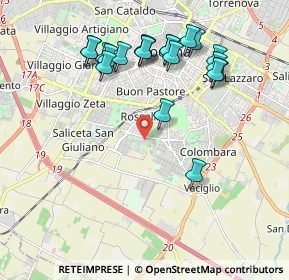 Mappa Via Paolo Borsellino, 41125 Modena MO, Italia (2.1045)