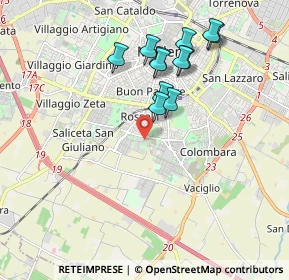 Mappa Via Paolo Borsellino, 41125 Modena MO, Italia (1.80417)