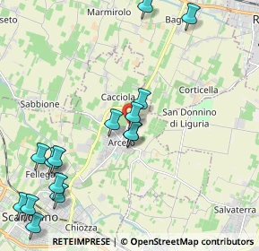 Mappa Via per Rubiera, 42019 Arceto RE, Italia (2.66313)