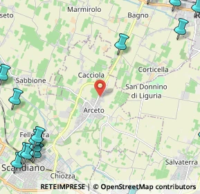 Mappa Via per Rubiera, 42019 Arceto RE, Italia (3.9805)