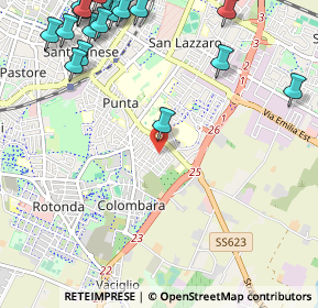 Mappa Via Stresa, 41125 Modena MO, Italia (1.603)