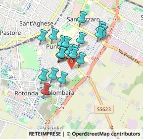 Mappa Via Stresa, 41125 Modena MO, Italia (0.6815)