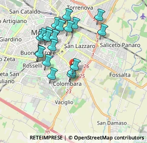 Mappa Via Stresa, 41125 Modena MO, Italia (1.81)