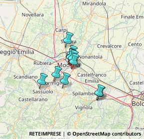 Mappa Via Stresa, 41125 Modena MO, Italia (8.28636)