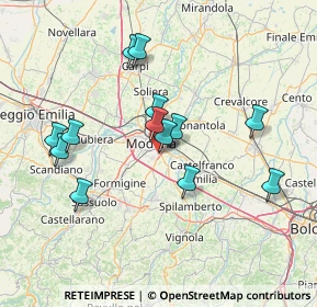 Mappa Via Stresa, 41125 Modena MO, Italia (13.78385)