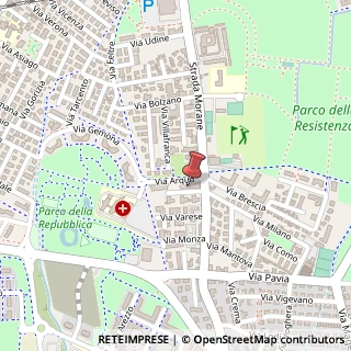 Mappa Via Arquà, 5, 41125 Modena, Modena (Emilia Romagna)