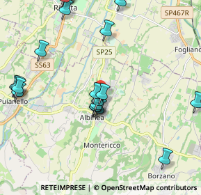 Mappa Via Simonazzi, 42020 Albinea RE, Italia (2.4345)