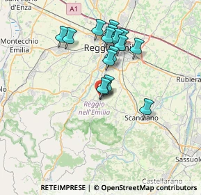 Mappa Via Simonazzi, 42020 Albinea RE, Italia (6.26063)