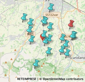 Mappa Via Simonazzi, 42020 Albinea RE, Italia (3.5675)