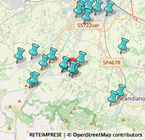 Mappa Via Simonazzi, 42020 Albinea RE, Italia (4.23)