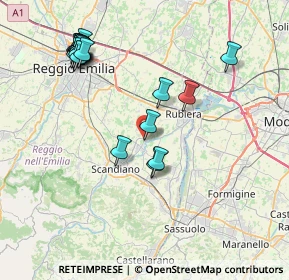 Mappa Via Gazzolo, 42019 Arceto RE, Italia (8.827)