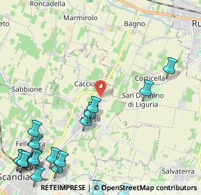 Mappa Via Gazzolo, 42019 Arceto RE, Italia (3.3675)